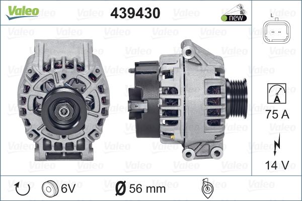 Valeo 439430 - Alternateur cwaw.fr