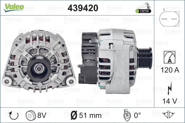 Valeo 439420 - Alternateur cwaw.fr