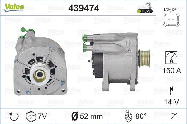 Valeo 439474 - Alternateur cwaw.fr