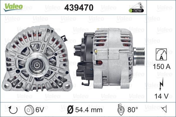 Valeo 439470 - Alternateur cwaw.fr