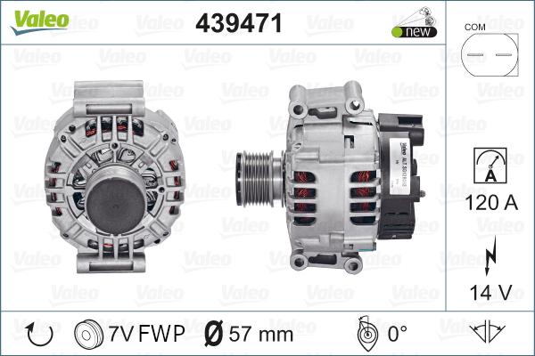 Valeo 439471 - Alternateur cwaw.fr