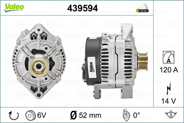 Valeo 439594 - Alternateur cwaw.fr