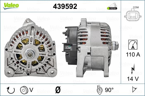 Valeo 439592 - Alternateur cwaw.fr