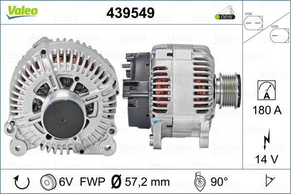 Valeo 439549 - Alternateur cwaw.fr