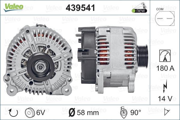 Valeo 439541 - Alternateur cwaw.fr