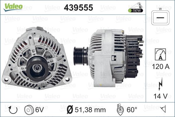 Valeo 439555 - Alternateur cwaw.fr