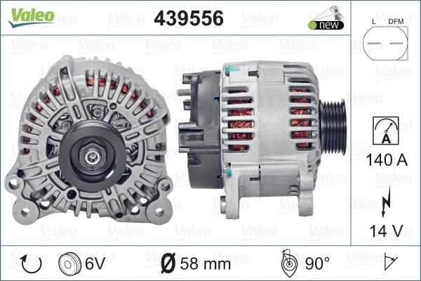 Valeo 439556 - Alternateur cwaw.fr