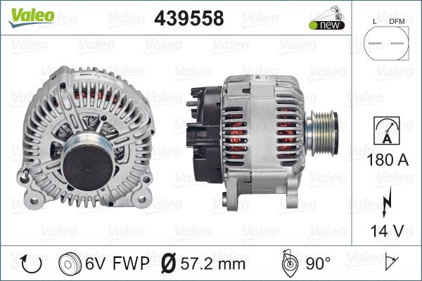 Valeo 439558 - Alternateur cwaw.fr