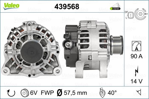 Valeo 439568 - Alternateur cwaw.fr