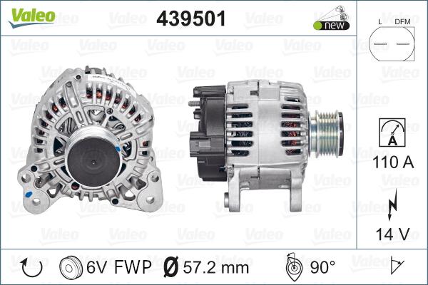 Valeo 439501 - Alternateur cwaw.fr