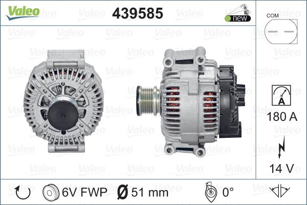 Valeo 439585 - Alternateur cwaw.fr