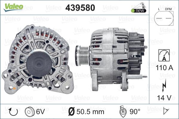 Valeo 439580 - Alternateur cwaw.fr