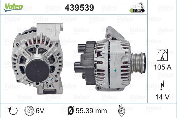 Valeo 439539 - Alternateur cwaw.fr