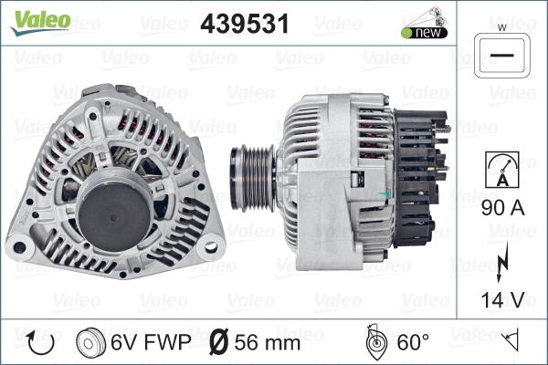 Valeo 439531 - Alternateur cwaw.fr