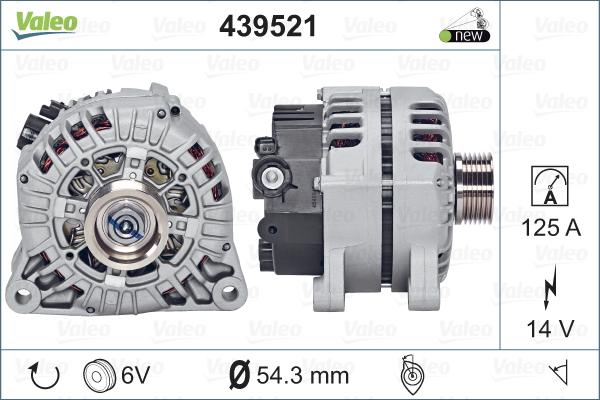 Valeo 439521 - Alternateur cwaw.fr