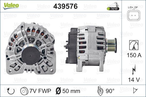 Valeo 439576 - Alternateur cwaw.fr