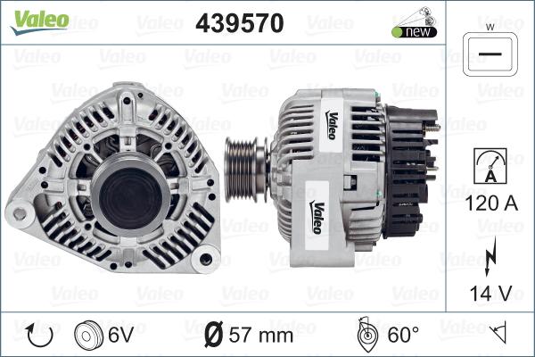 Valeo 439570 - Alternateur cwaw.fr