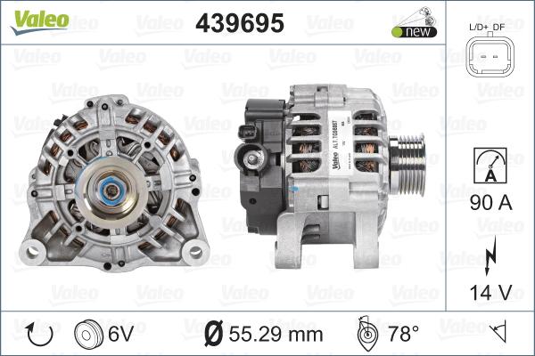 Valeo 439695 - Alternateur cwaw.fr