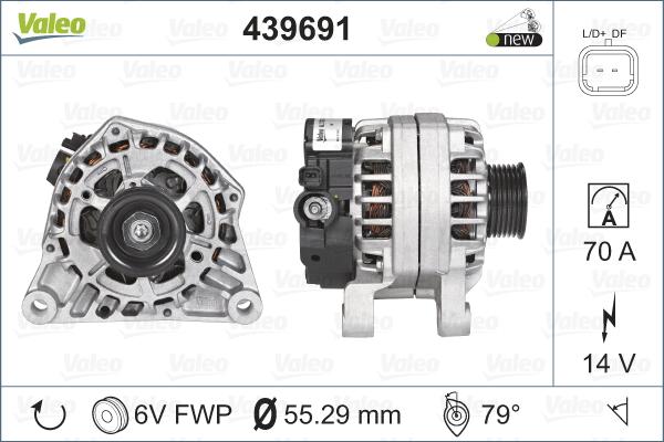 Valeo 439691 - Alternateur cwaw.fr