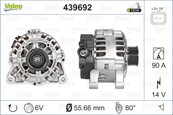 Valeo 439692 - Alternateur cwaw.fr