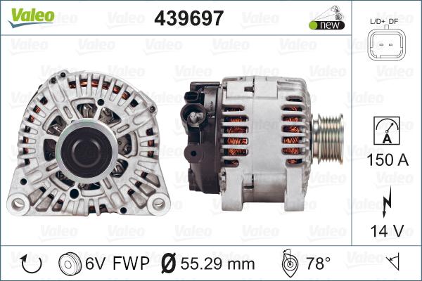 Valeo 439697 - Alternateur cwaw.fr