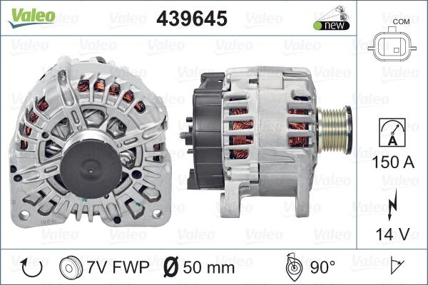 Valeo 439645 - Alternateur cwaw.fr