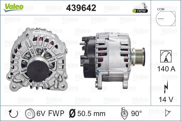 Valeo 439642 - Alternateur cwaw.fr