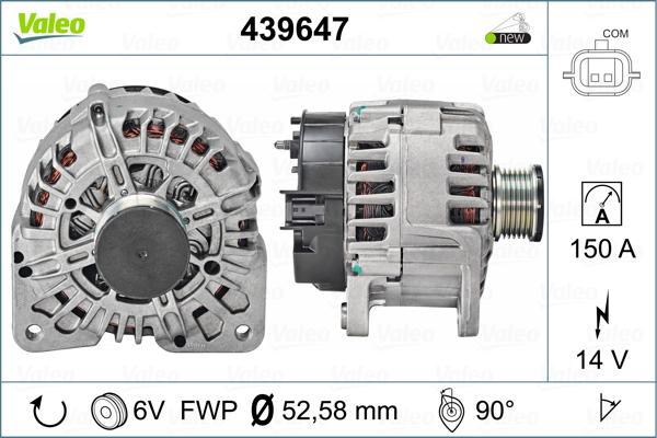 Valeo 439647 - Alternateur cwaw.fr