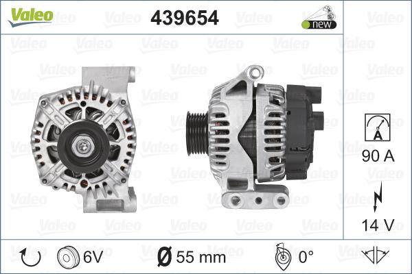 Valeo 439654 - Alternateur cwaw.fr