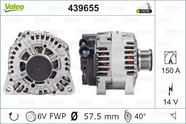 Valeo 439655 - Alternateur cwaw.fr