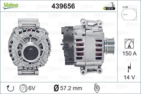 Valeo 439656 - Alternateur cwaw.fr