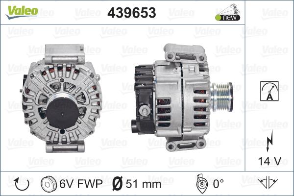 Valeo 439653 - Alternateur cwaw.fr