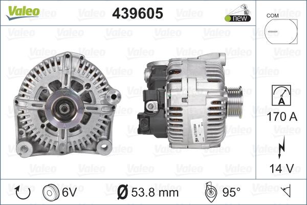 Valeo 439605 - Alternateur cwaw.fr