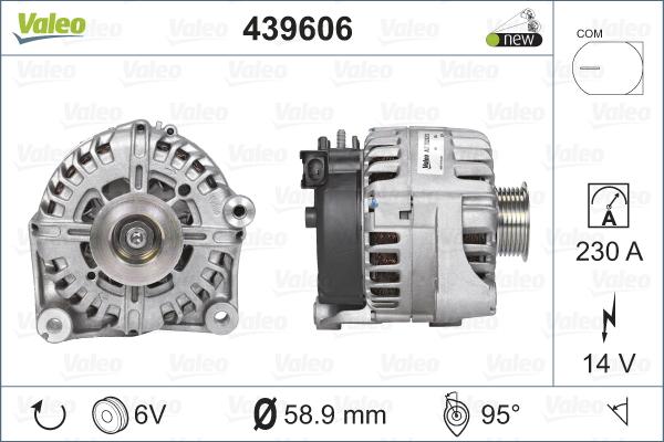 Valeo 439606 - Alternateur cwaw.fr