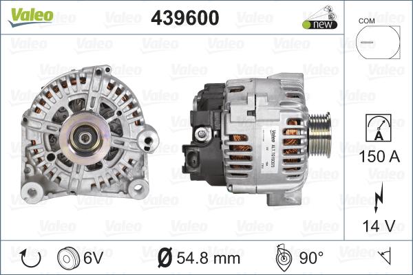 Valeo 439600 - Alternateur cwaw.fr