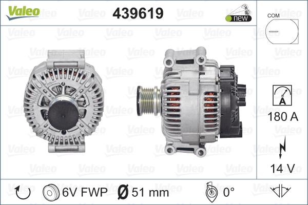 Valeo 439619 - Alternateur cwaw.fr