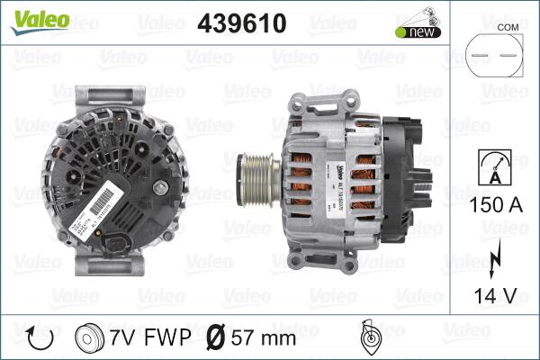 Valeo 439610 - Alternateur cwaw.fr