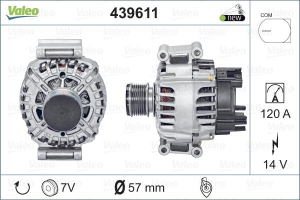 Valeo 439611 - Alternateur cwaw.fr