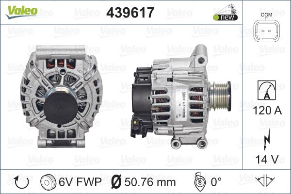 Valeo 439617 - Alternateur cwaw.fr