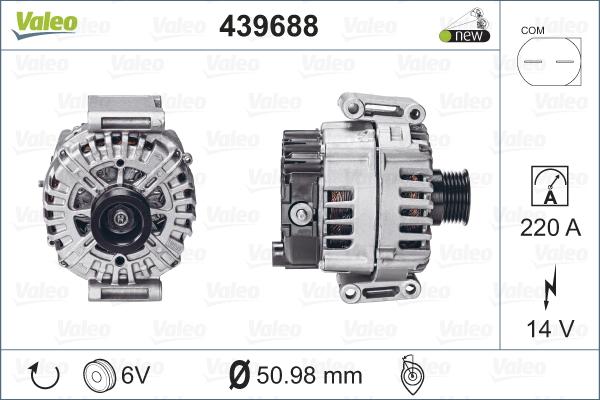 Valeo 439688 - Alternateur cwaw.fr