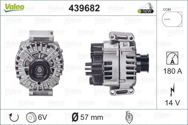 Valeo 439682 - Alternateur cwaw.fr