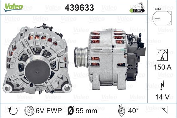 Valeo 439633 - Alternateur cwaw.fr