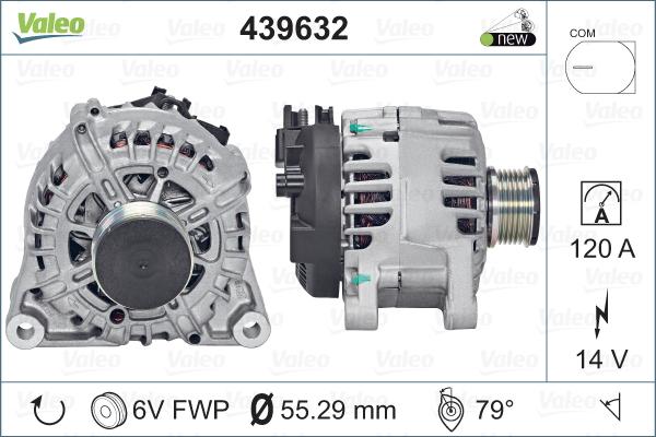 Valeo 439632 - Alternateur cwaw.fr