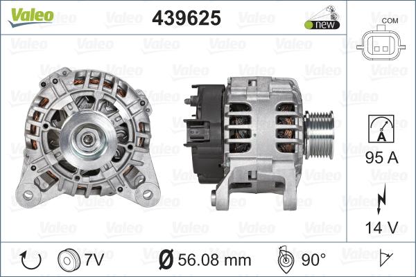 Valeo 439625 - Alternateur cwaw.fr