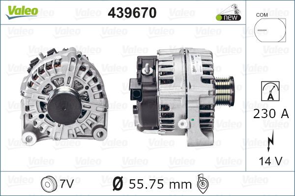 Valeo 439670 - Alternateur cwaw.fr