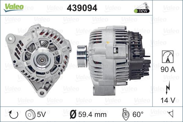 Valeo 439094 - Alternateur cwaw.fr