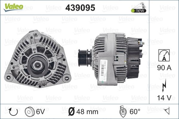 Valeo 439095 - Alternateur cwaw.fr