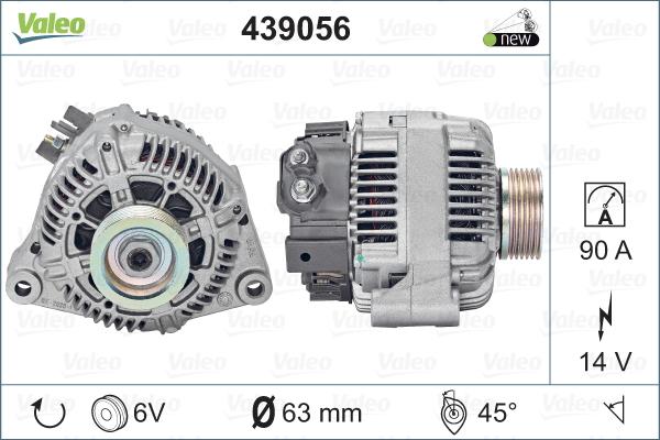 Valeo 439056 - Alternateur cwaw.fr