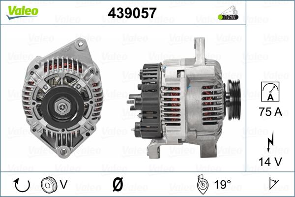 Valeo 439057 - Alternateur cwaw.fr