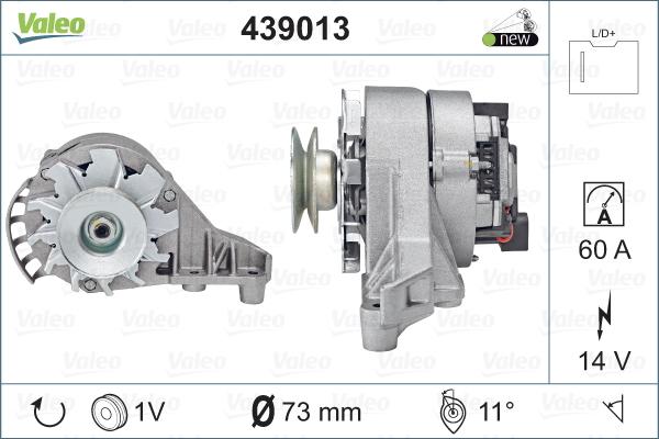 Valeo 439013 - Alternateur cwaw.fr